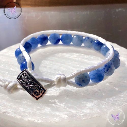 Blue Aventurine 8mm Wrap Bracelet